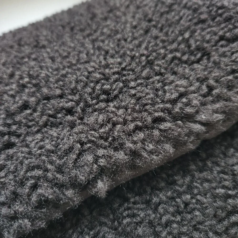 NWT Primark Black Faux Shearling Shoulder Hand Bag Soft Cozy TIk Tok Winter Cute - Picture 3 of 10